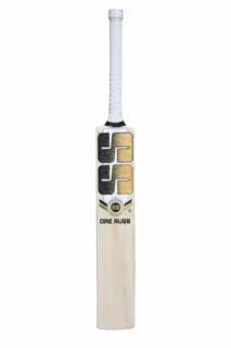 SS DRE RUSS Player Cricket Bat Premium Gold (Kashmir Willow) SS