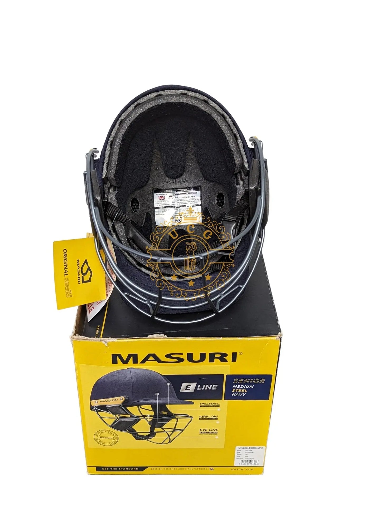 Masuri E Line Steel Cricket Helmet Masuri