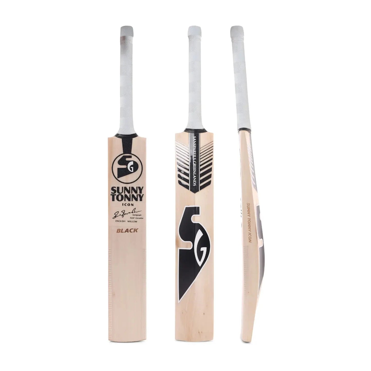 SG Sunny Tonny Icon Black EW Cricket Bat SG