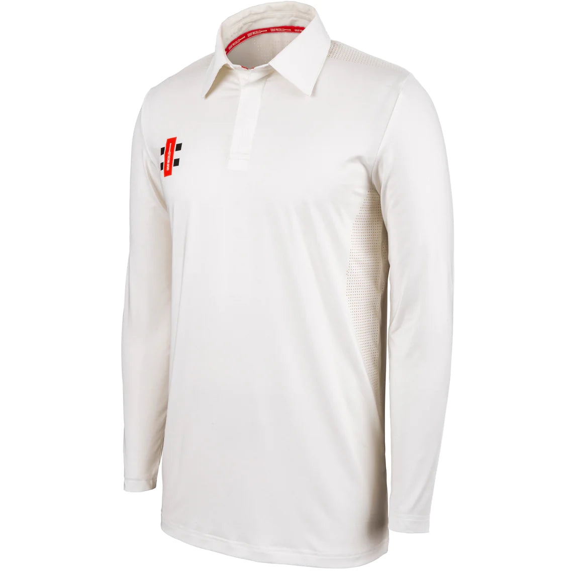Gray Nicolls GN10 Pro Performance White - Long Sleeve T-Shirt