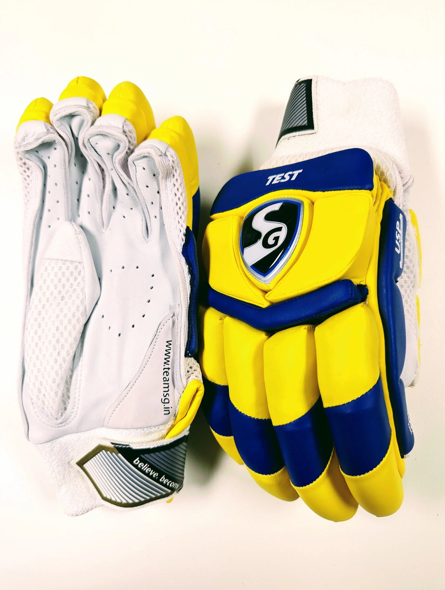 SG TEST CSK Color Batting Gloves SG