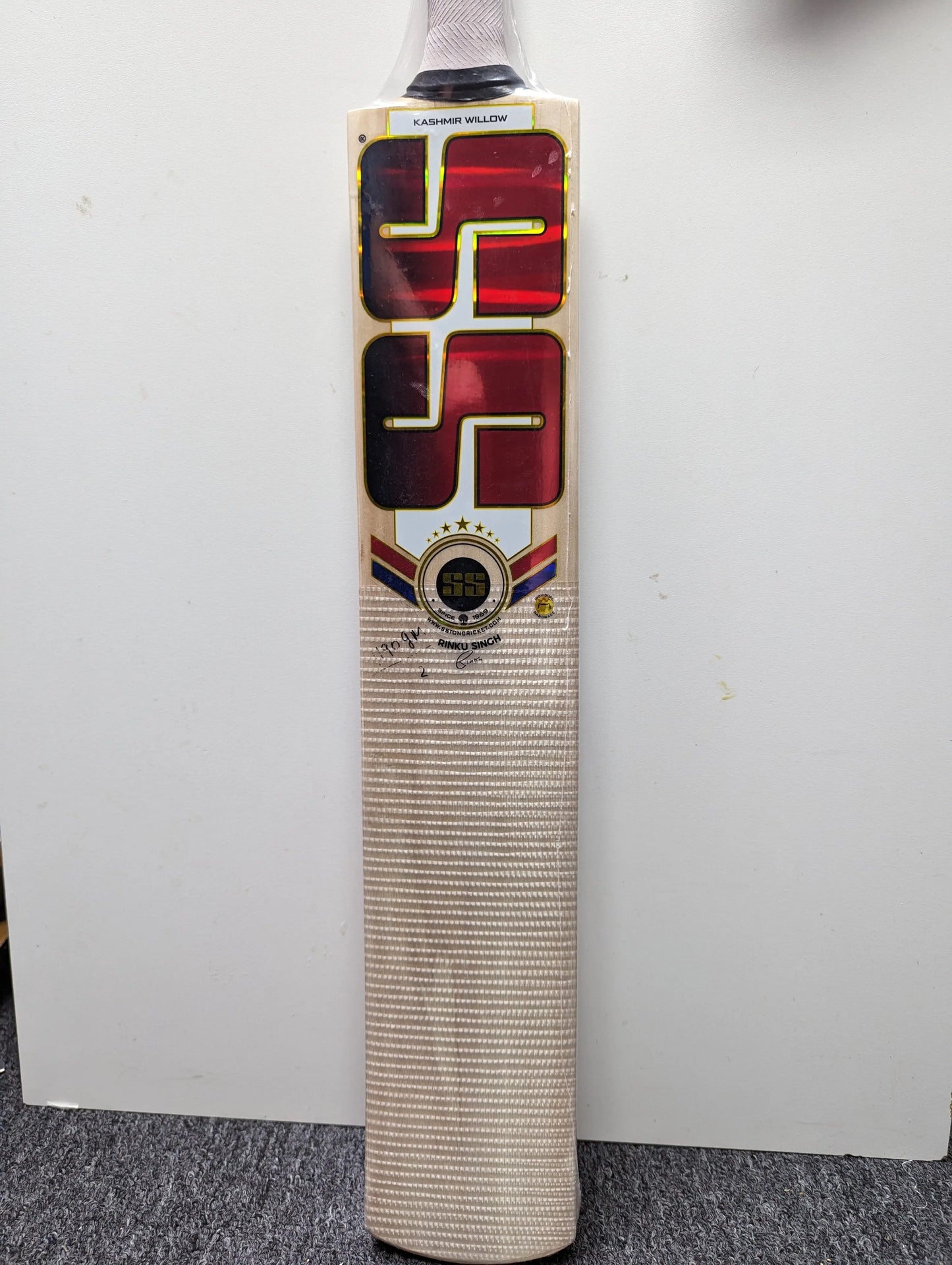 SS Rinku Singh Cricket Bat Premium Bronze (Kashmir Willow) SS