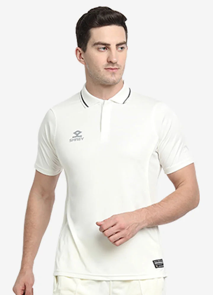 Shrey Premium White Short Sleeve T-shirt