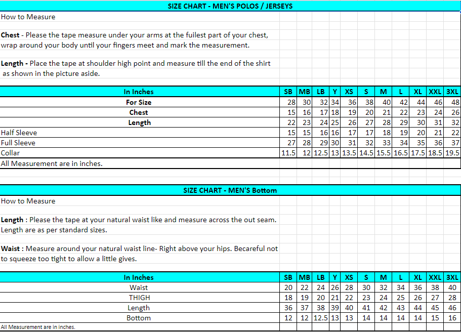 Custom Clothing - New