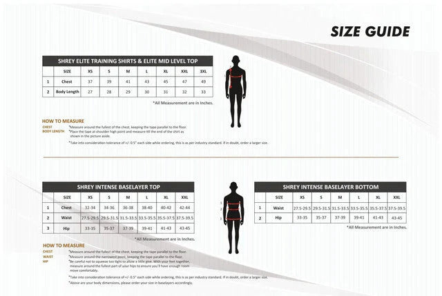 Shrey Intense Compression Long Tights