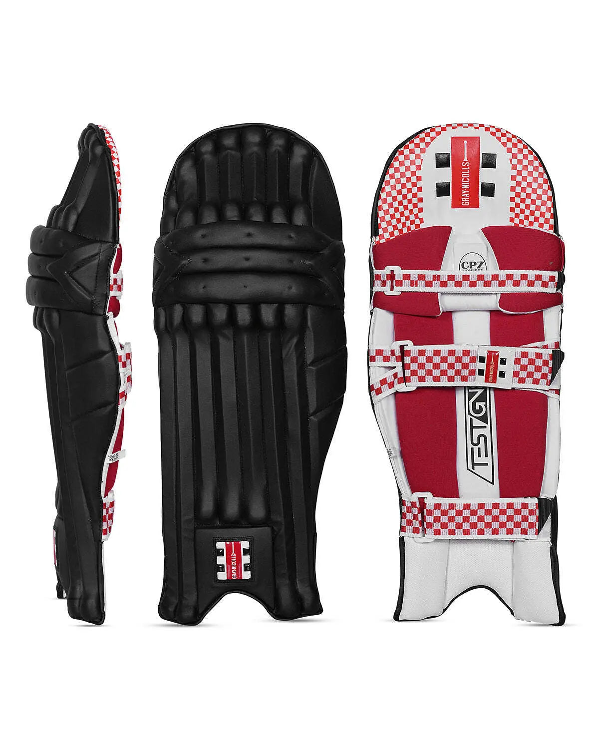 Gray Nicolls GN8 Test Batting Pads - Black Gray Nicolls