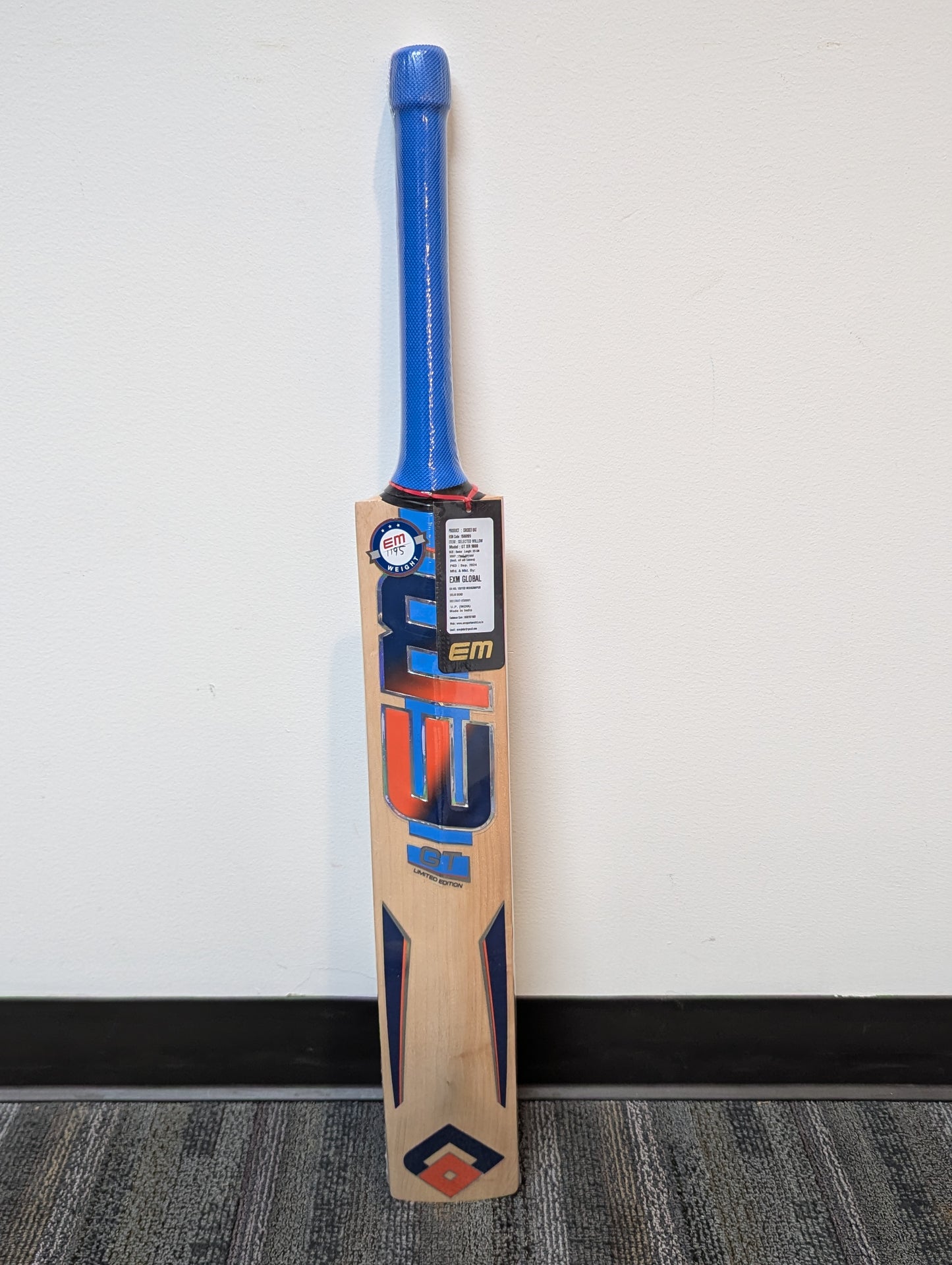 EM GT Limited Edition XR 9000 Selected Willow Cricket Bat