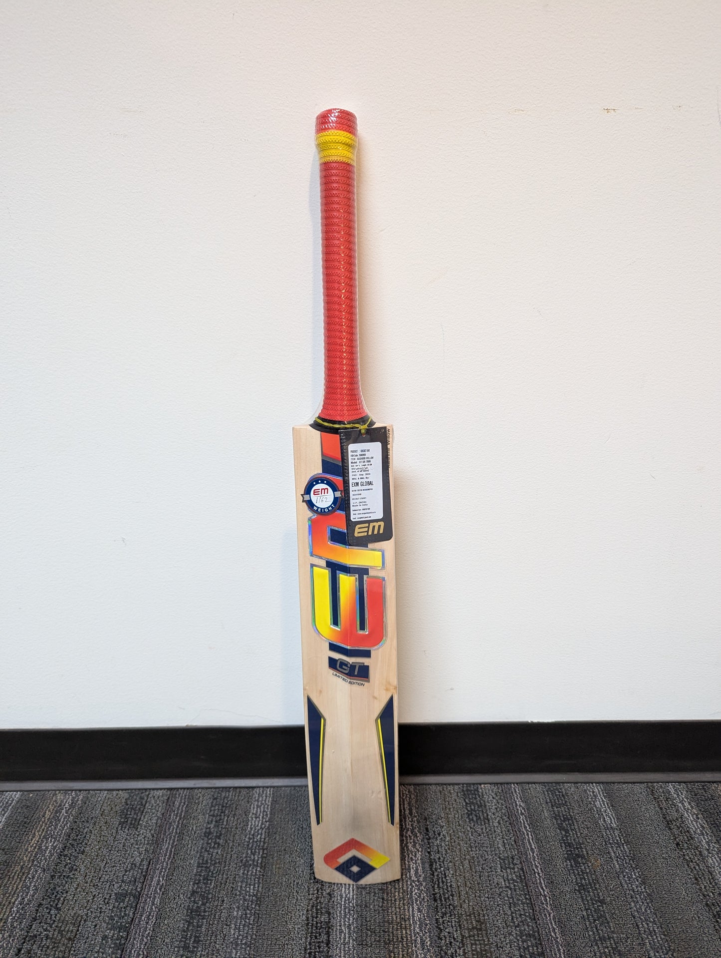 EM GT Limited Edition XR 7000 Kashmir Willow Cricket Bat