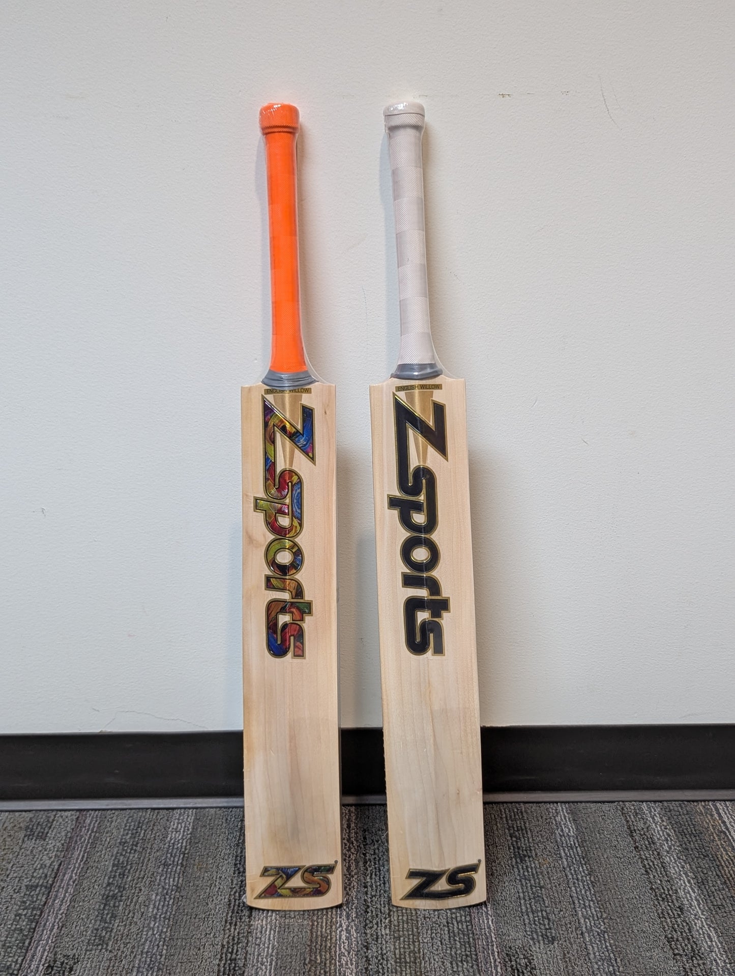 ZS Vintage Rhodium English Willow Cricket Bat