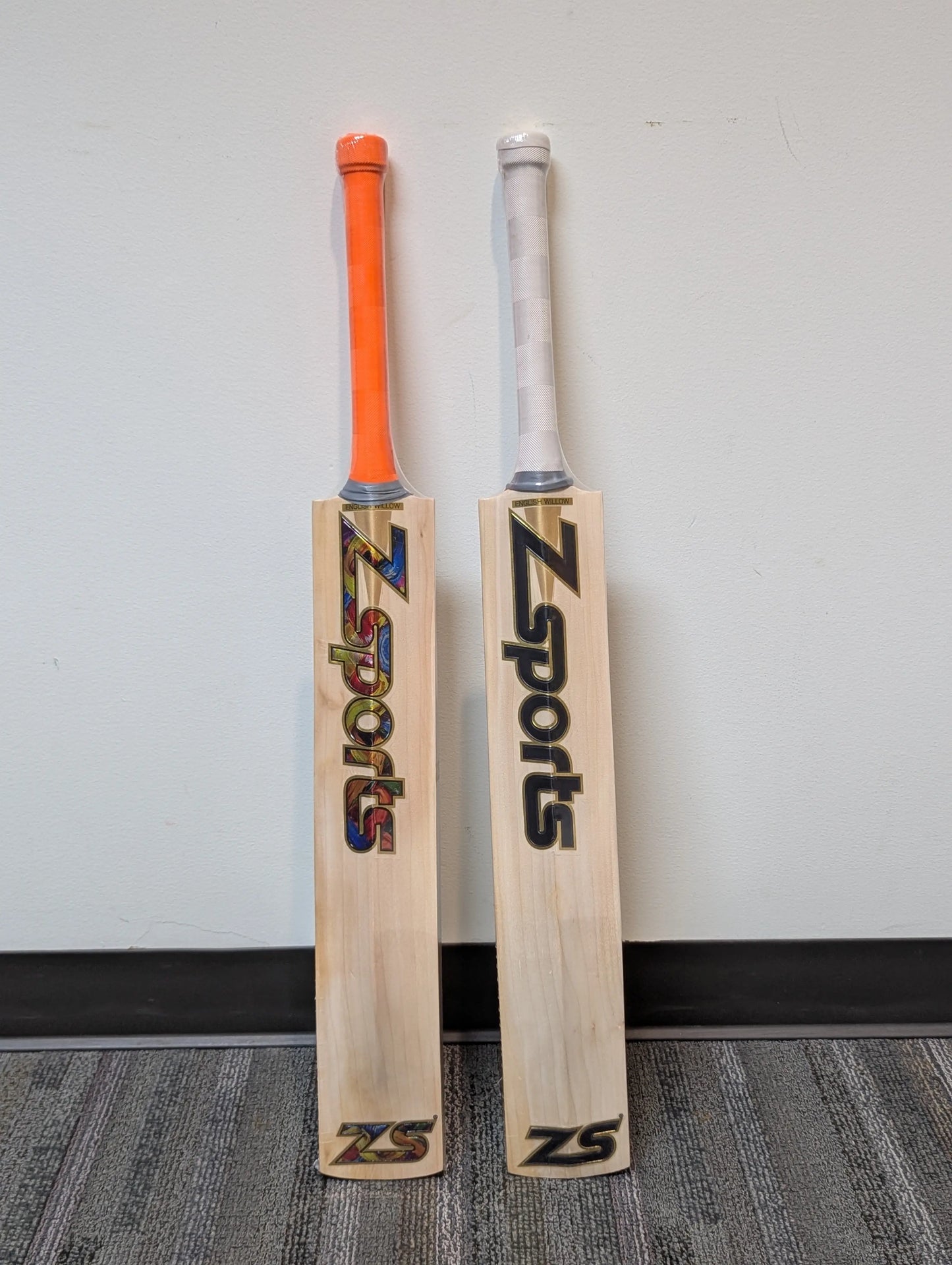 ZS Vintage Rhodium English Willow Cricket Bat ZS