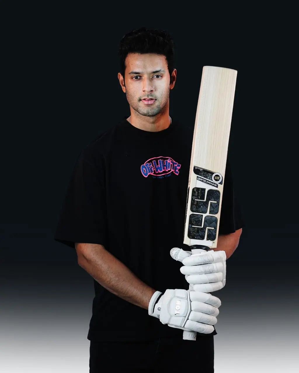 SS Players Edition English Willow Cricket Bat (Shivam Dube) SS