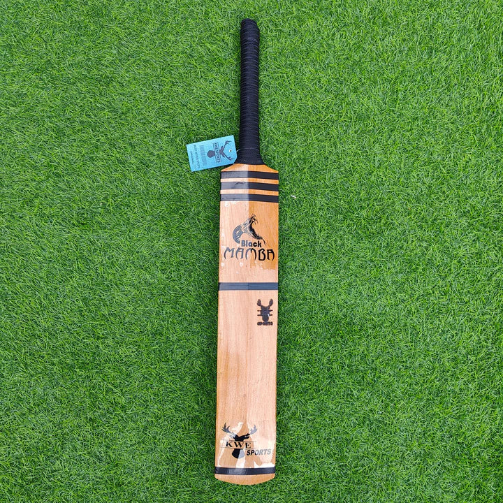 Black Mamba bat Kashmir Willow Hard Tennis Bat (Golden)