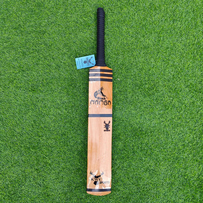 Black Mamba bat Kashmir Willow Hard Tennis Bat (Golden)