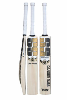 SS DRE RUSS Player Cricket Bat Premium Gold (Kashmir Willow)