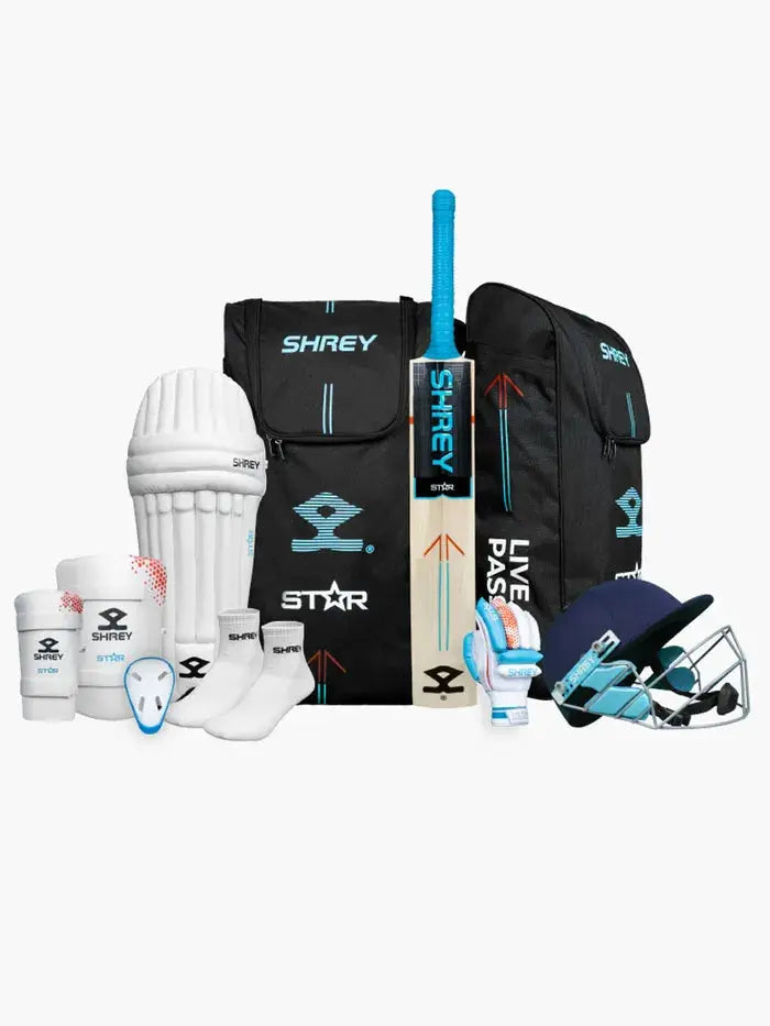 Shrey Star Cricket Set KW (Without Helmet) Shrey