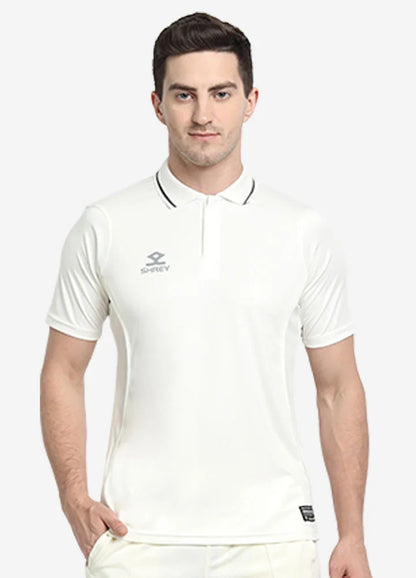 Shrey Premium White Short Sleeve T-shirt