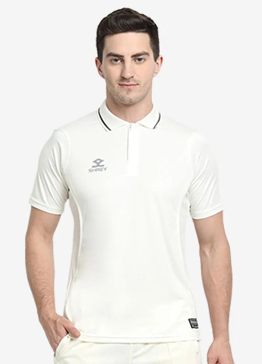 Shrey Premium White Short Sleeve T-shirt