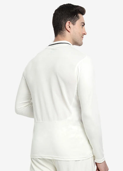 Shrey Premium White Long Sleeve T-shirt