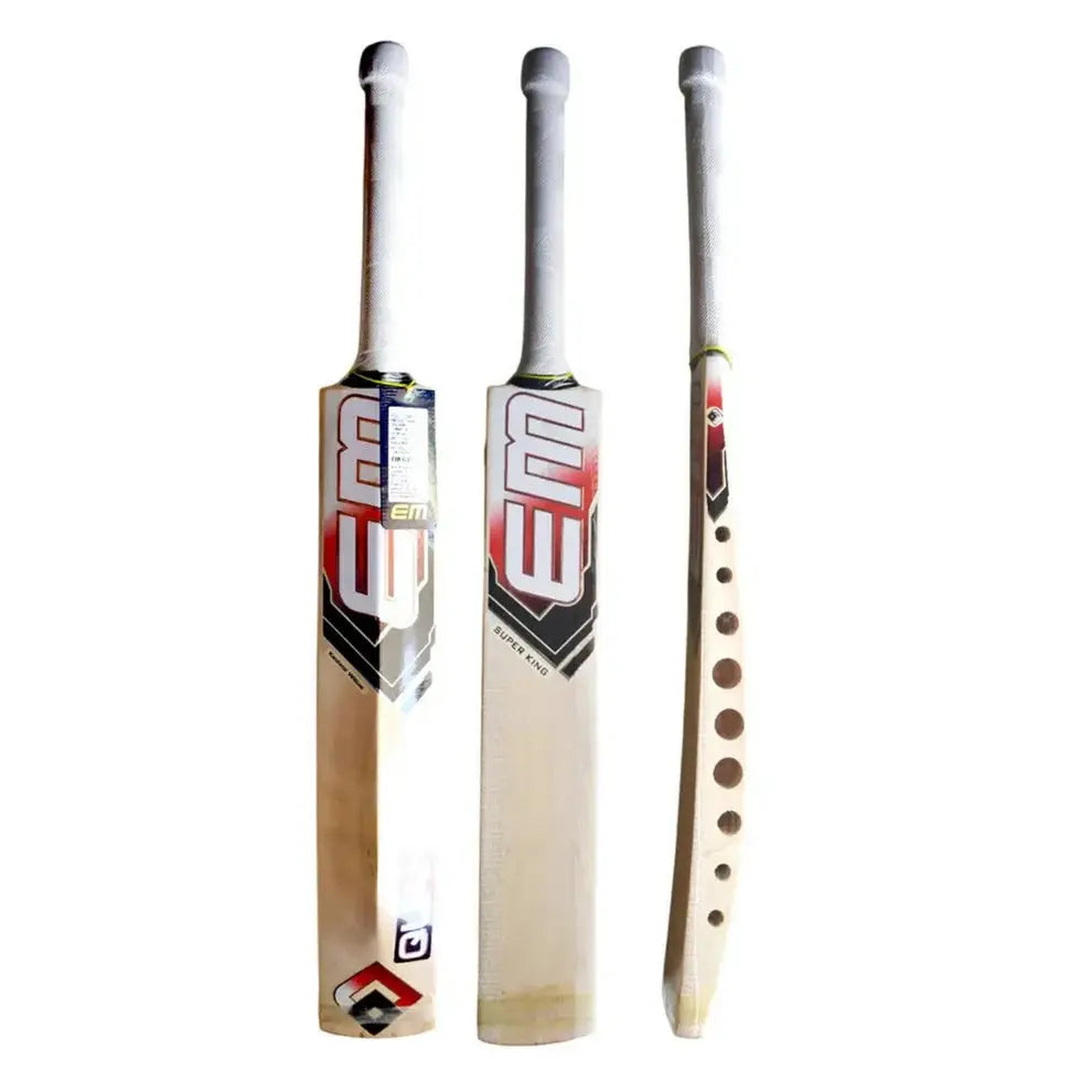EM Super King Kashmir Willow Tennis Cricket Bat EM