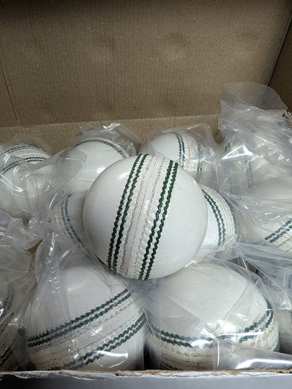 County White Cricket Ball - 4 piece Grade A ball