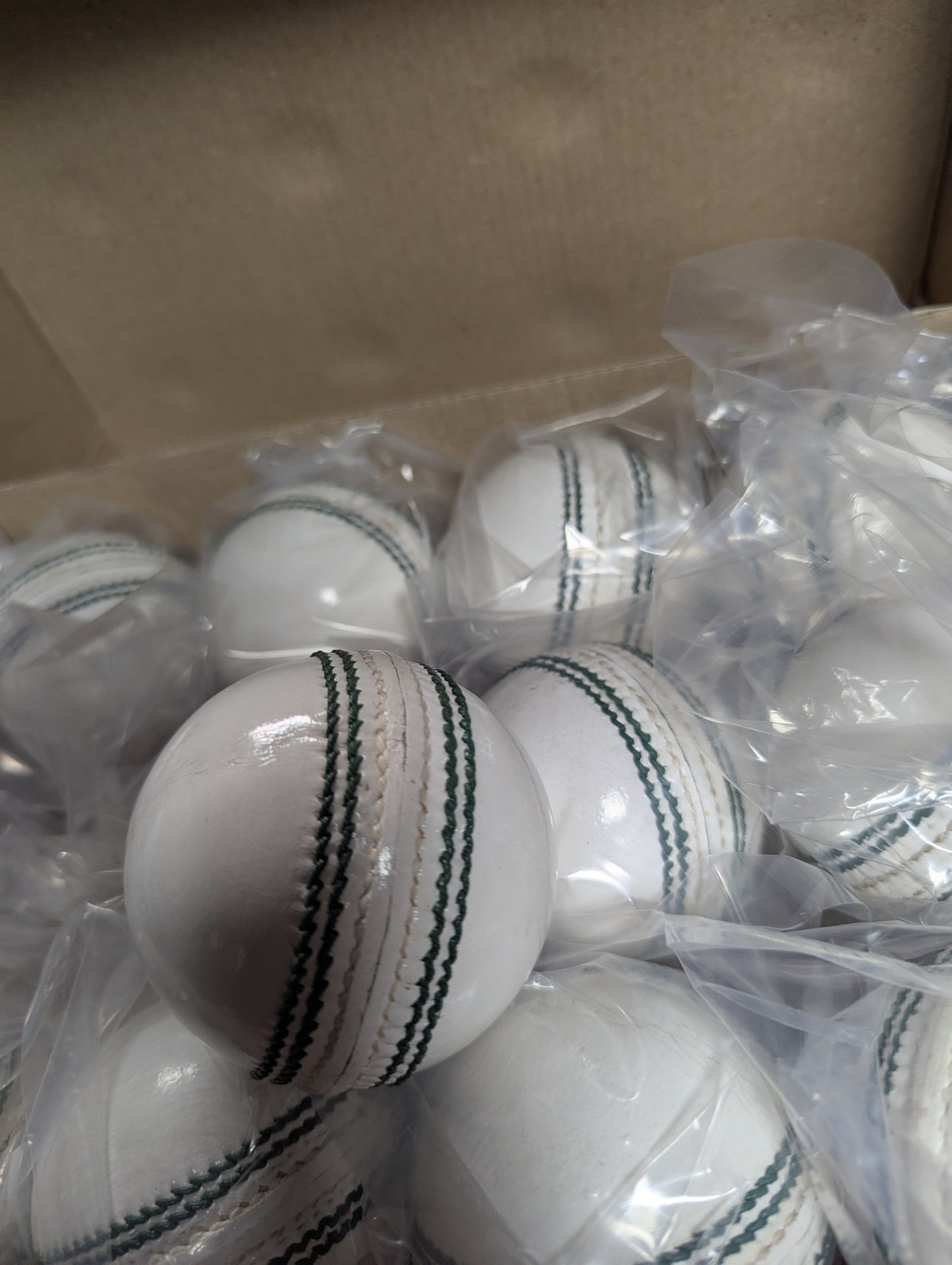 County White Cricket Ball - 4 piece Grade A ball