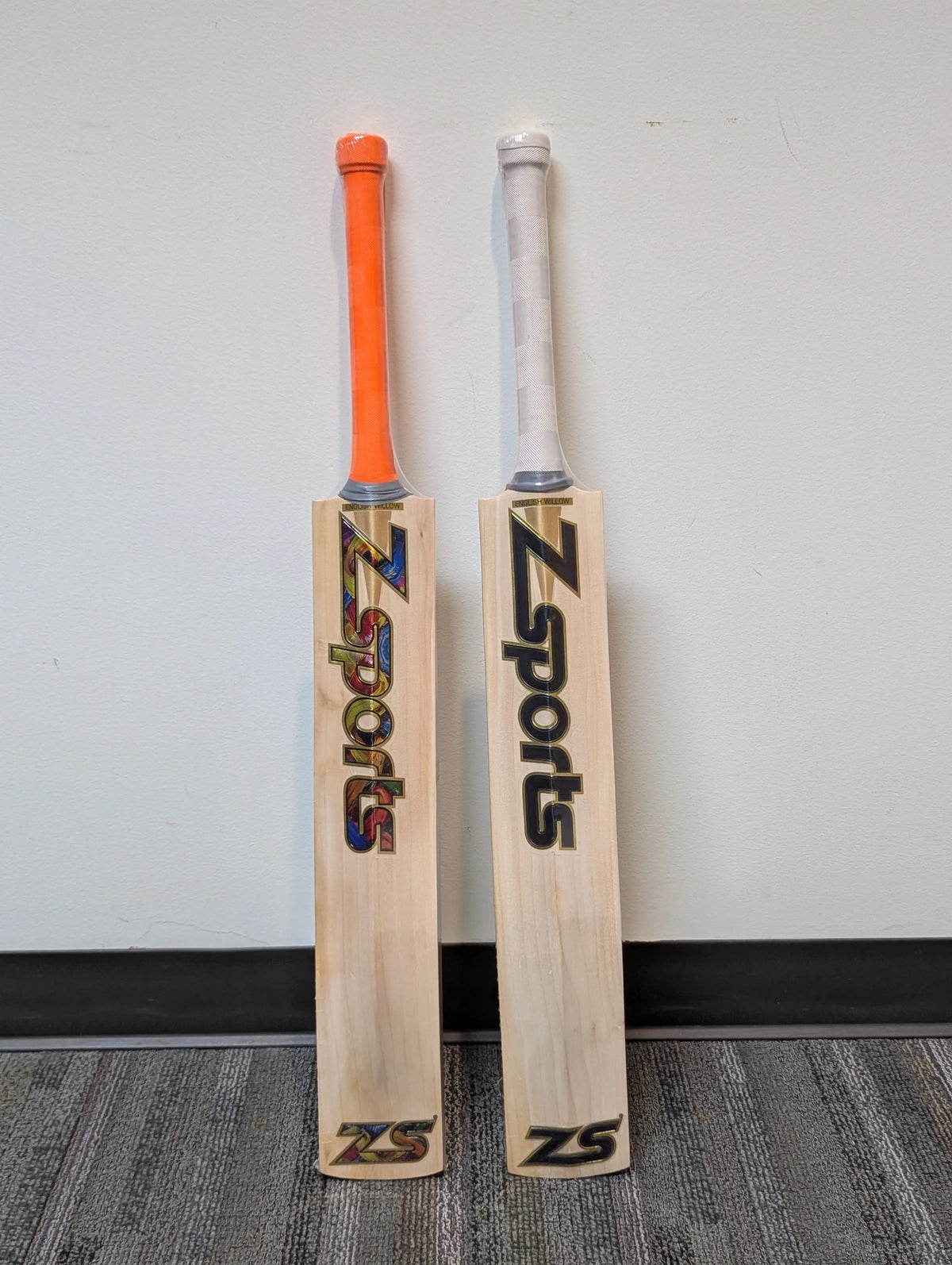 ZS Vintage Rhodium English Willow Cricket Bat ZS
