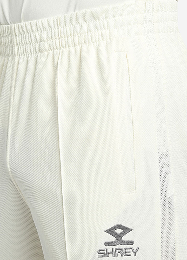 Shrey Match White Trousers
