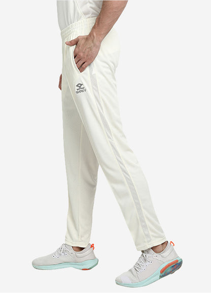 Shrey Match White Trousers